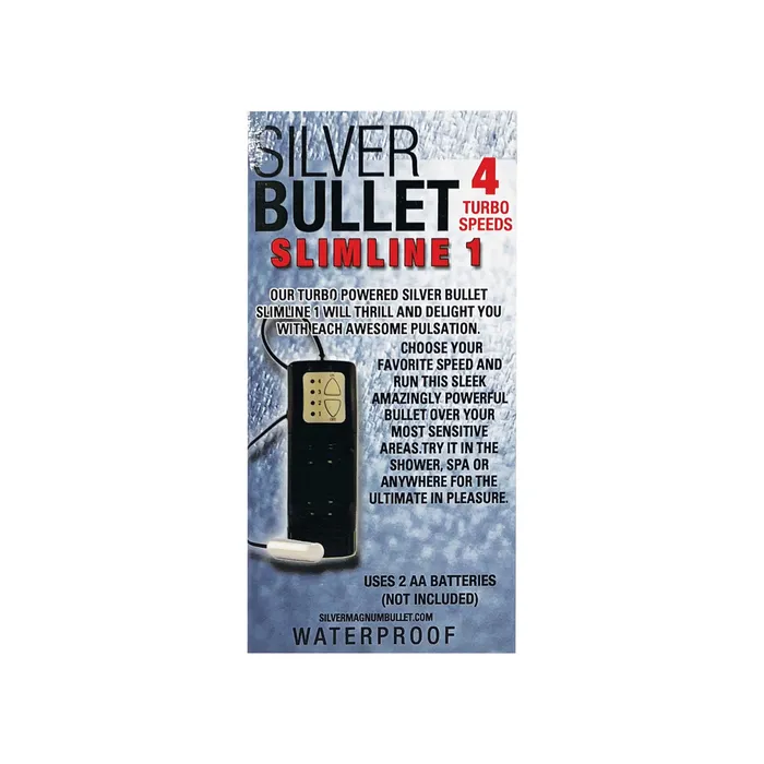 Castle Megastore Female Sex Toys Silver Bullet Slimline 1
