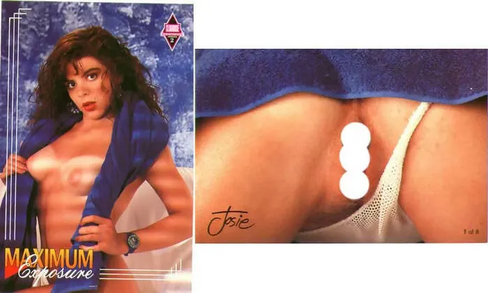 Clubhouse Diamonds series 2 Maximum Exposure jumbo card 3 Josie Peter Comparettos Cards Male Sex Toys