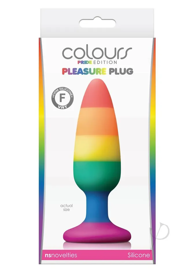 Colours Pride Ed Pleasure Plug Med Colours Anal