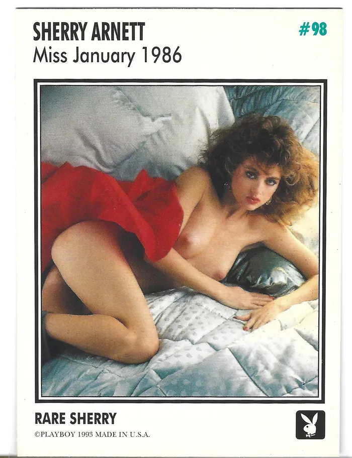 Couples Dans Cards Playboy January Edition Sherry Arnett Card 98