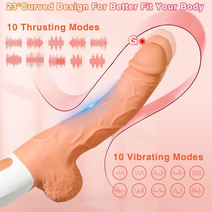 CupidSecrets Female Sex Toys 10 Mode Dildo Sex Machine CupidSecrets Female Sex Toys 10 Mode Dildo Sex Machine