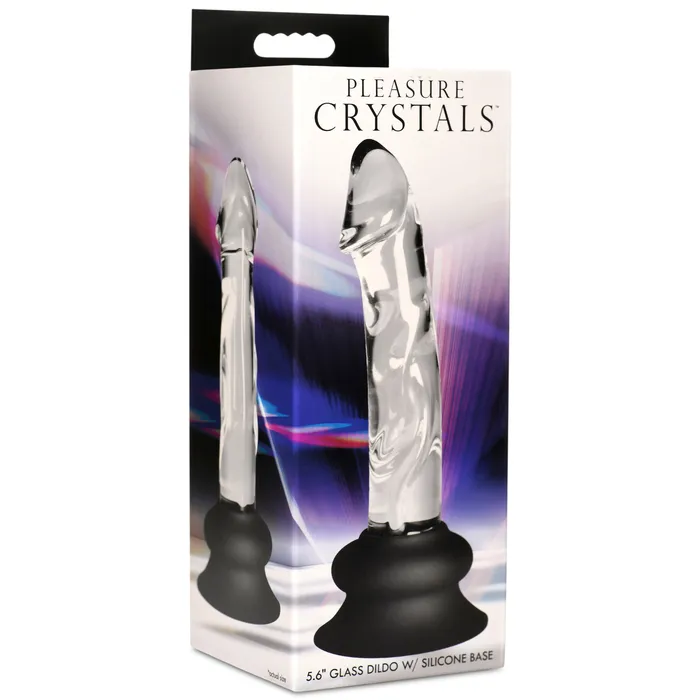 Curve Toys Female Sex Toys Glass Dildo With Base