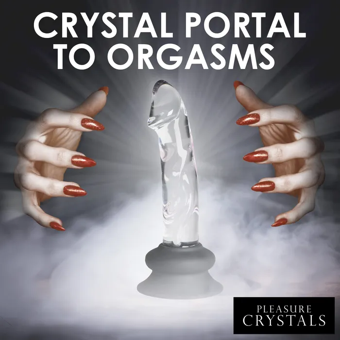 Curve Toys Female Sex Toys Glass Dildo With Base