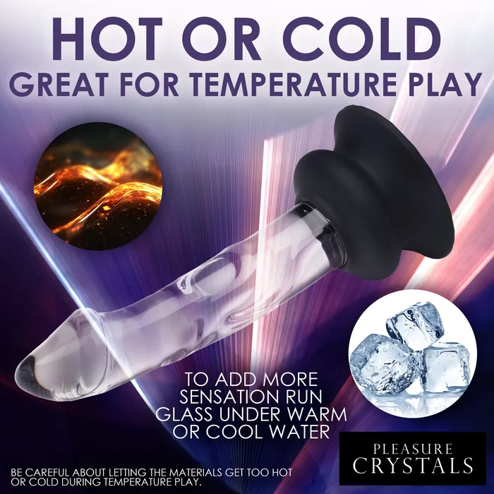 Curve Toys Female Sex Toys Glass Dildo With Base