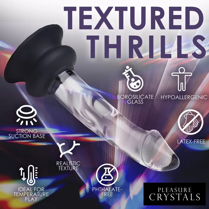 Curve Toys Female Sex Toys Glass Dildo With Base