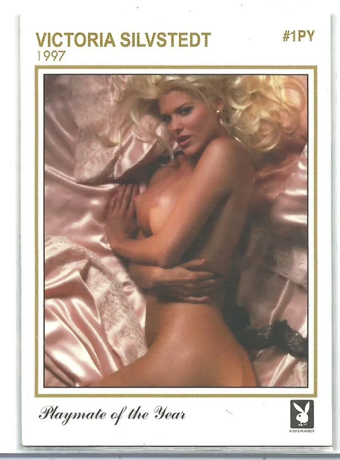 Dans Cards Anal Playboy Centerfold Update 2 1997 1999 Playmate of the Year Victoria Silvstedt Gold Insert Card 1PY Dans Cards Anal Playboy Centerfold Update 2 1997 1999 Playmate of the Year Victoria Silvstedt Gold Insert Card 1PY