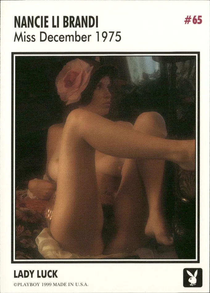 Dans Cards Couples Playboy Centerfolds December Edition Nancie Li Brandi Card 65 Short Printed Release Dans Cards Couples Playboy Centerfolds December Edition Nancie Li Brandi Card 65 Short Printed Release