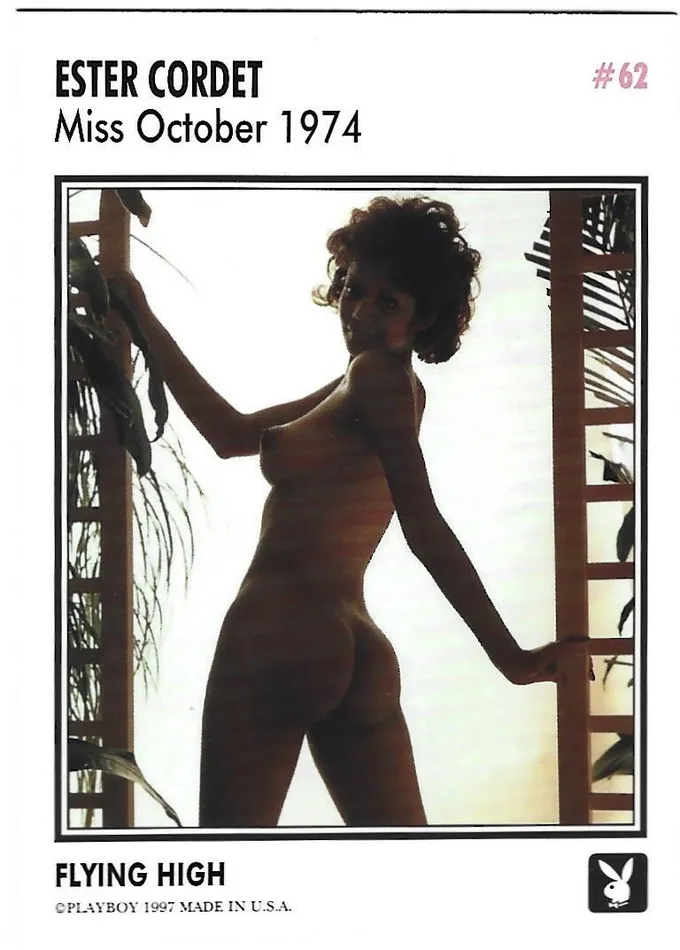 Dans Cards Couples Playboy October Edition Ester Cordet Card 62