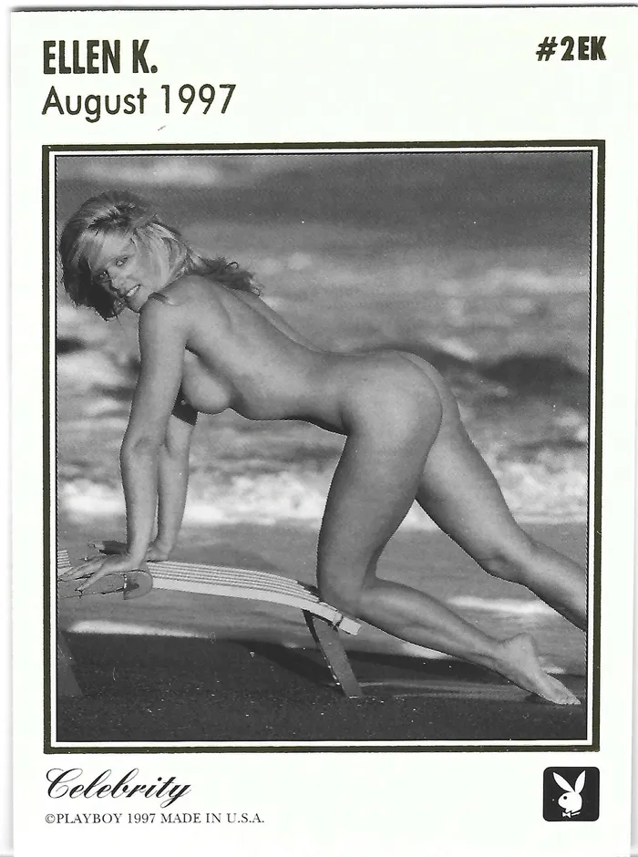 Dans Cards Playboy October Edition Celebrity Ellen K Card 2EK Couples