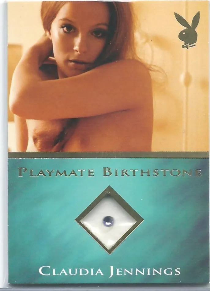 Dans Cards Vibrators Playboy Barefoot Beauties Claudia Jennings Gold Foil Birthstone Card Dans Cards Vibrators Playboy Barefoot Beauties Claudia Jennings Gold Foil Birthstone Card