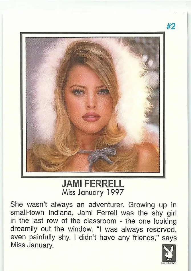 Dans Cards Vibrators Playboy Centerfold Update 2 1997 1999 Jami Ferrell Card 2