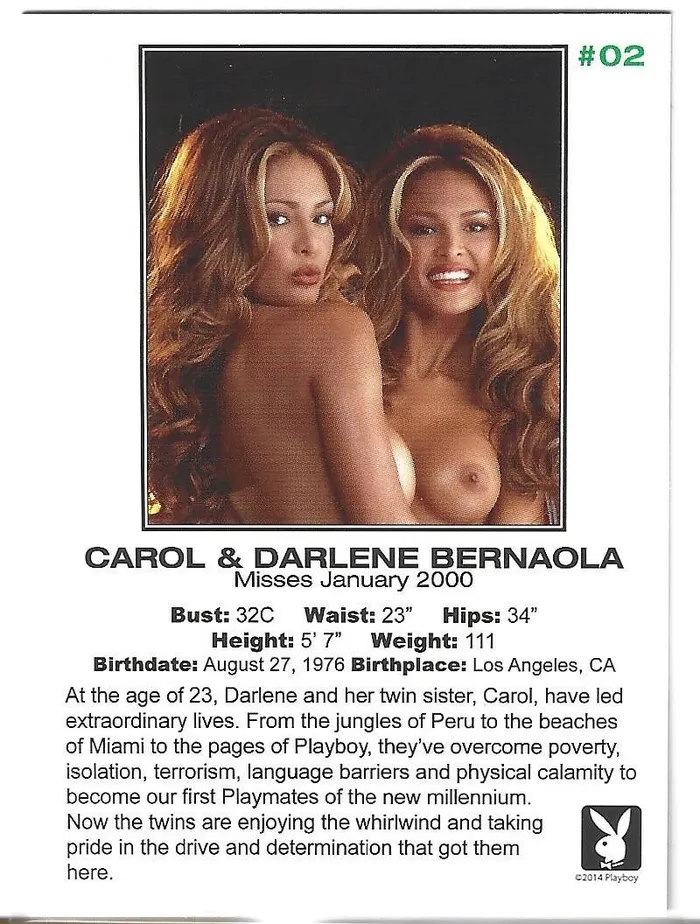 Dans Cards Vibrators Playboy Centerfold Update 3 2000 2002 Carol Darlene Bemaola Card 02 Dans Cards Vibrators Playboy Centerfold Update 3 2000 2002 Carol Darlene Bemaola Card 02