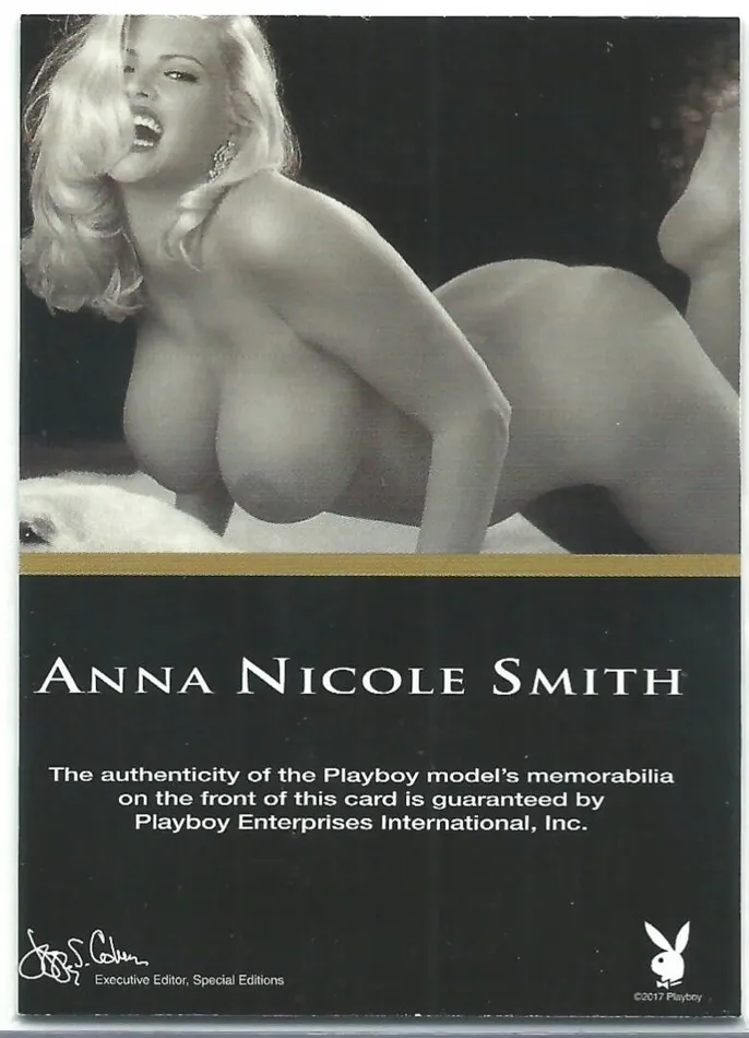 Dans Cards Vibrators Playboys Blondes Brunettes and Redheads Anna Nicole Smith Archived Memorabilia Card Dans Cards Vibrators Playboys Blondes Brunettes and Redheads Anna Nicole Smith Archived Memorabilia Card