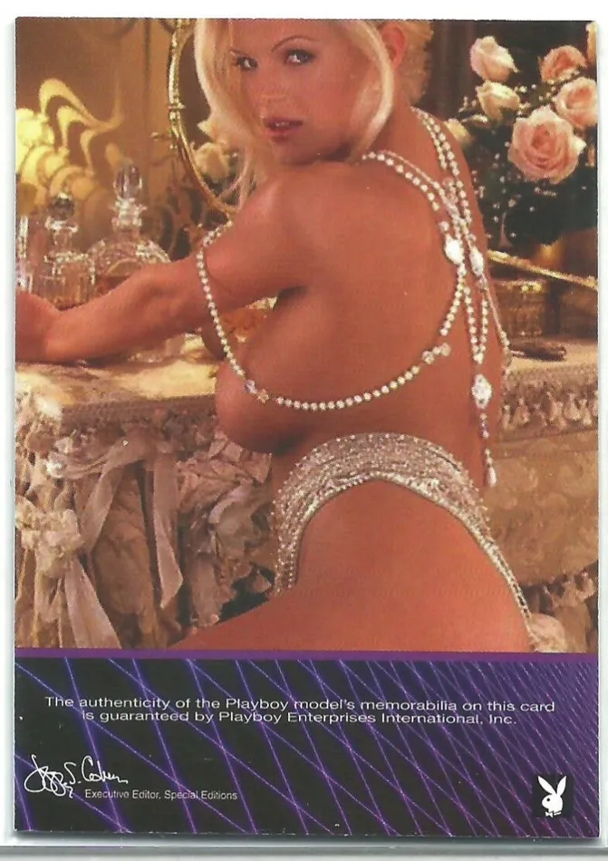 Dans Cards Vibrators Playboys Hot Shots Priscilla Taylor Pink Foil Memorabilia Card