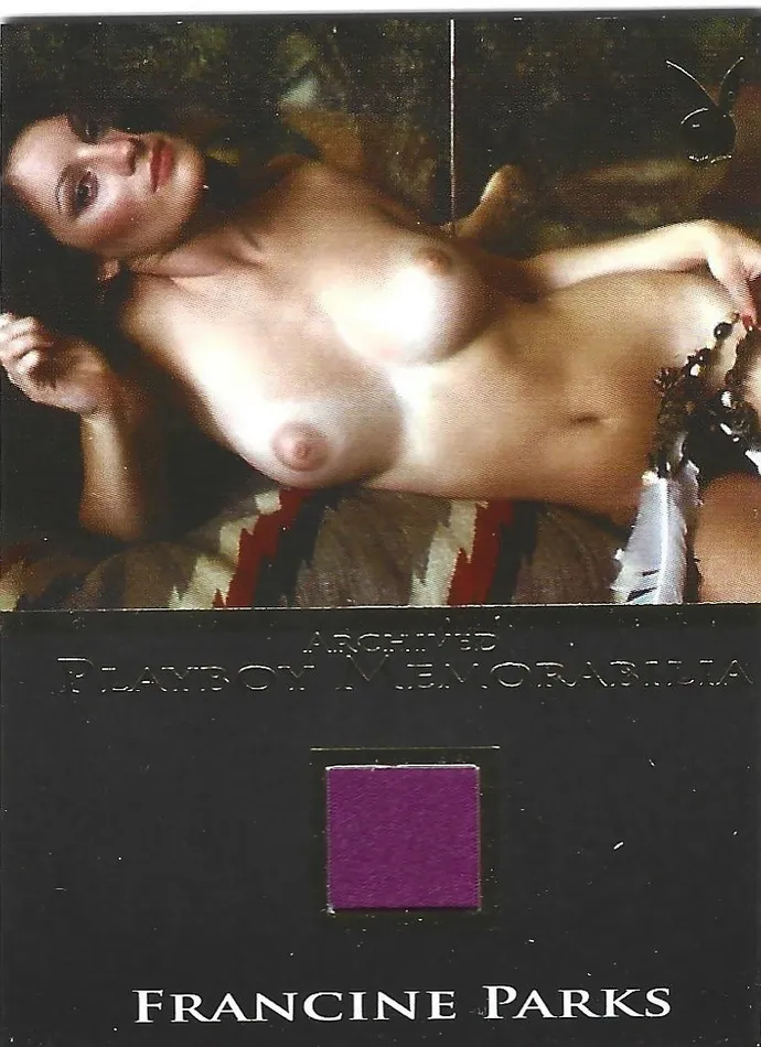 Dans Cards Vibrators Playboy Voluptuous Vixens Francine Parks Gold Foil Archive Memorabilia Card Dans Cards Vibrators Playboy Voluptuous Vixens Francine Parks Gold Foil Archive Memorabilia Card