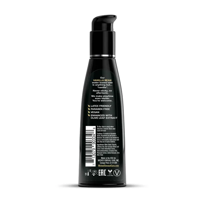 Dildos Castle Megastore Wicked Aqua Vanilla Bean Flavored Lube 4 oz