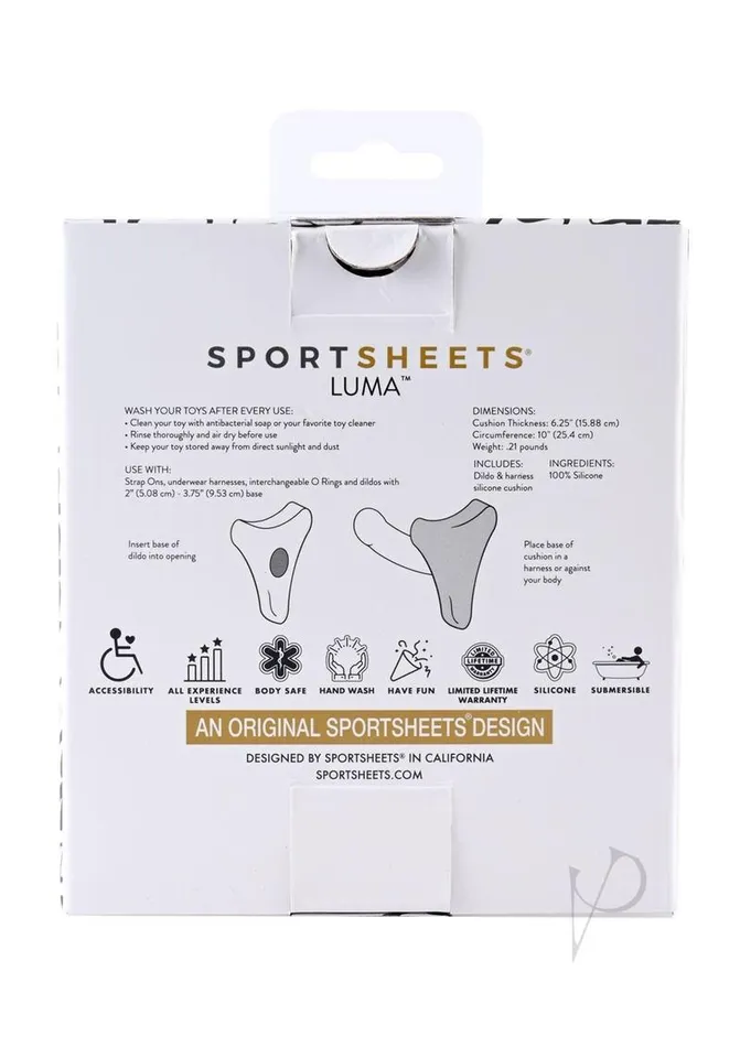 Dildos Luma Dildoharness Silicone Cushion Blue Sportsheets Dildos Luma Dildoharness Silicone Cushion Blue Sportsheets