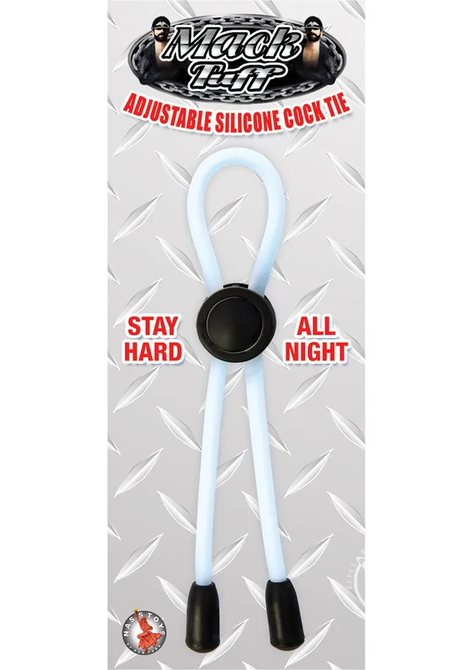 Dildos Mack Tuff Mack Tuff Adjustable Cock Tie Clear
