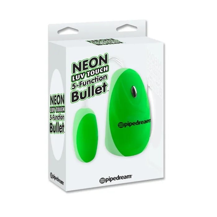 Female Sex Toys Neon Luv Touch Remote Control 5 Function Bullet Vibrator Pipedream