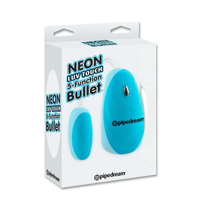 Female Sex Toys Neon Luv Touch Remote Control 5 Function Bullet Vibrator Pipedream