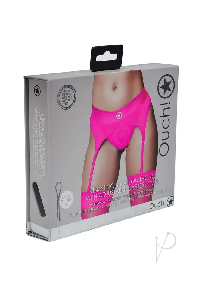 Female Sex Toys Ouch Vibe Strap On Thong Ml Pink Ouch