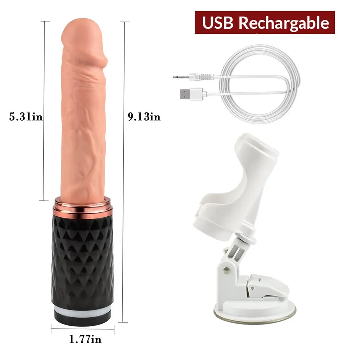 Female Sex Toys Sohimi 913in 360 Rotation Thrusting Realistic Dildo Machine