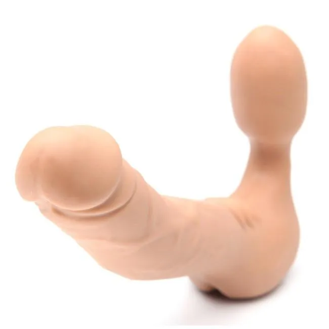 Female Sex Toys Tantus Realdoe Wireless Strap On 7 Inch Double Dildo Vibrator Tantus