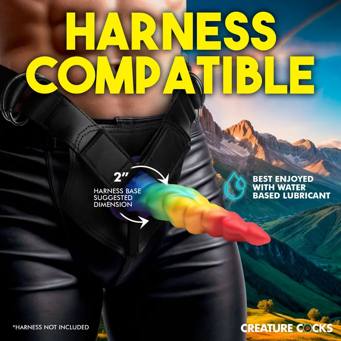Female Sex Toys XR Brands Magic Rider Unicorn Silicone Dildo