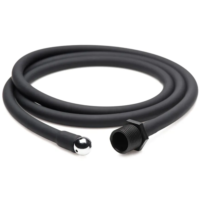 Female Sex Toys XR Brands Premium Silicone Enema Hose Meter