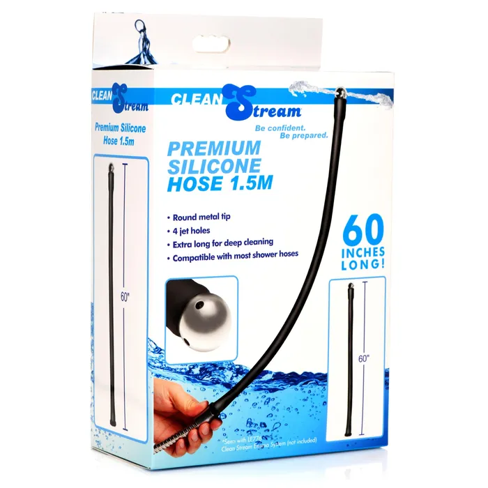 Female Sex Toys XR Brands Premium Silicone Enema Hose Meter