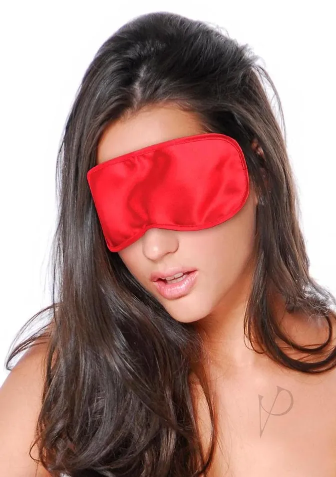 Fetish Fantasy Series Vibrators Ff Satin Love Mask Red