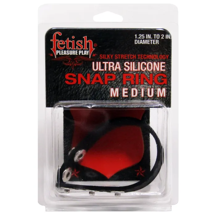 Fetish Pleasure Play Medium Snap Ring Castle Megastore Couples