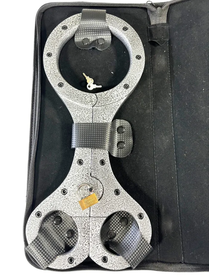 FetishToyBox Couples Aluminum Bondage Yoke RestraintsBondage Cangue Slave Shackle