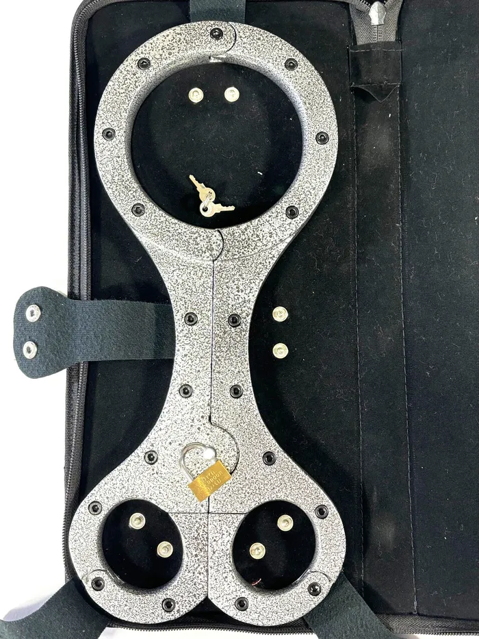 FetishToyBox Couples Aluminum Bondage Yoke RestraintsBondage Cangue Slave Shackle