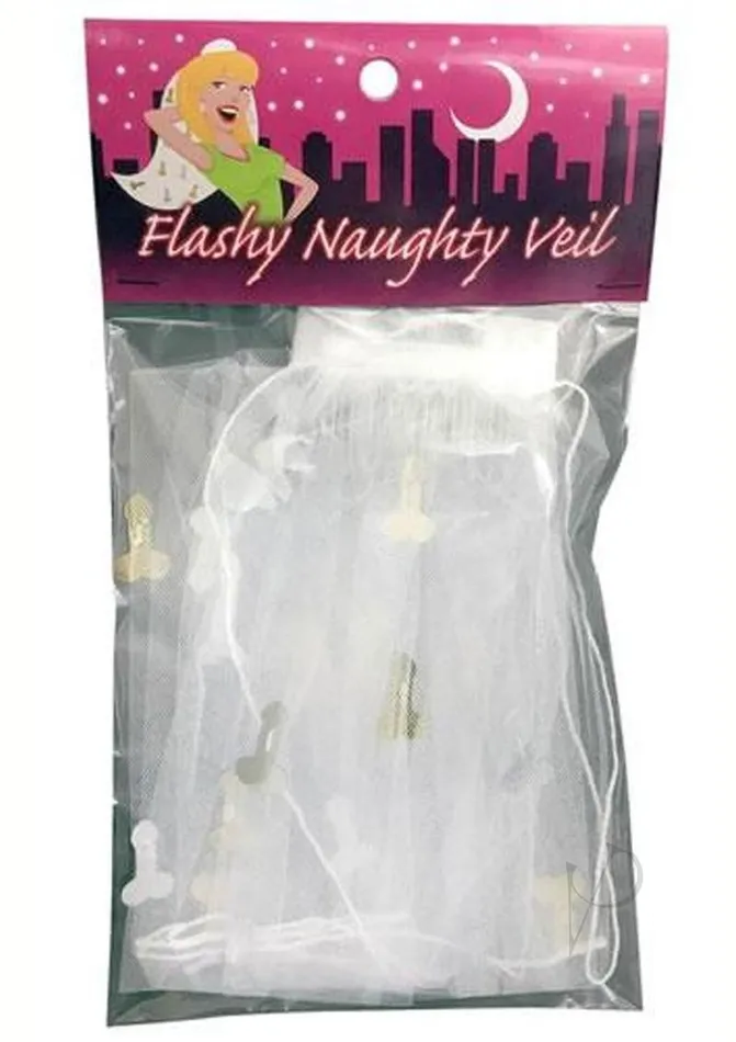 Flashy Naughty Veil White Kheper Games Vibrators