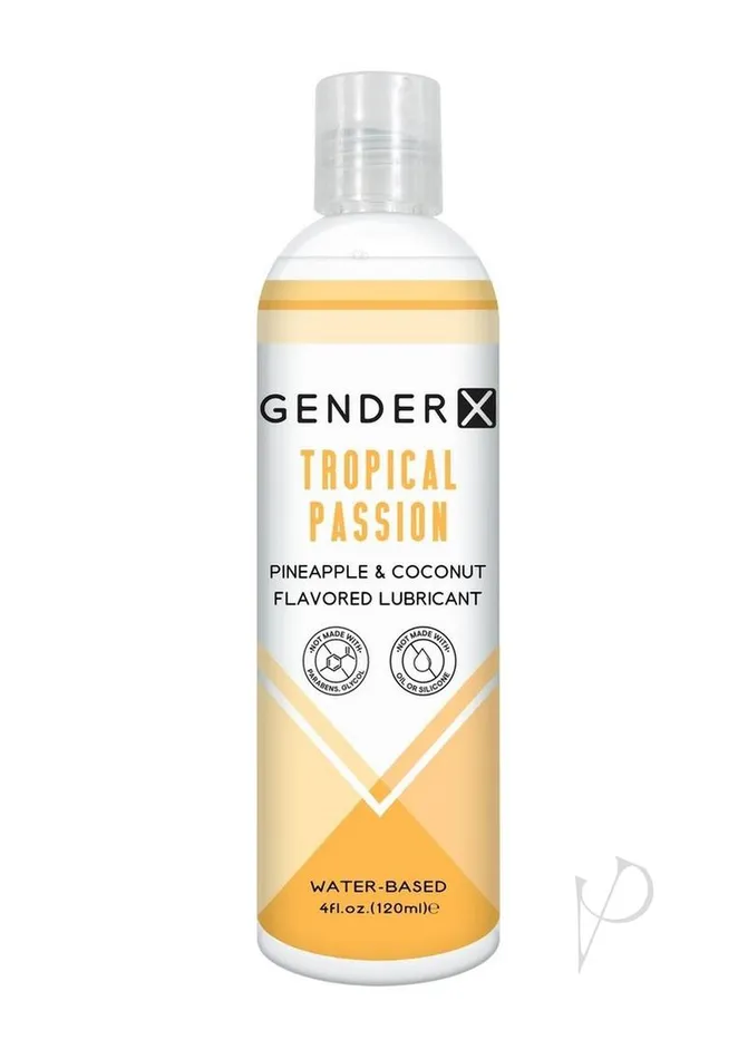 Gender X Vibrators Gx Tropical Passion Flavored Lube 4oz