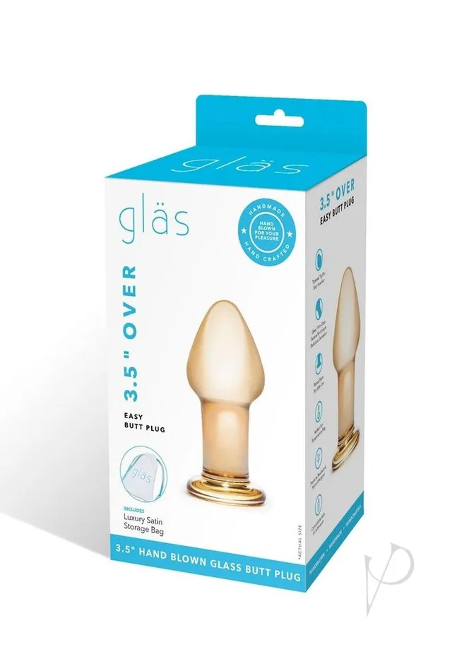Glas Anal Over Easy Butt Plug