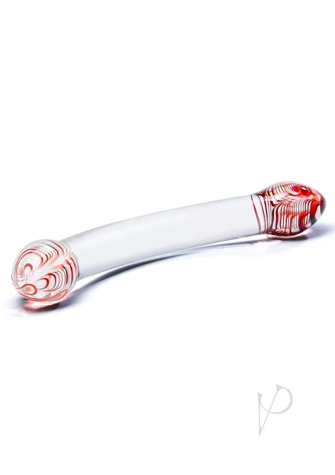 Glas Dildos Red Head Double Dildo Glas Dildos Red Head Double Dildo