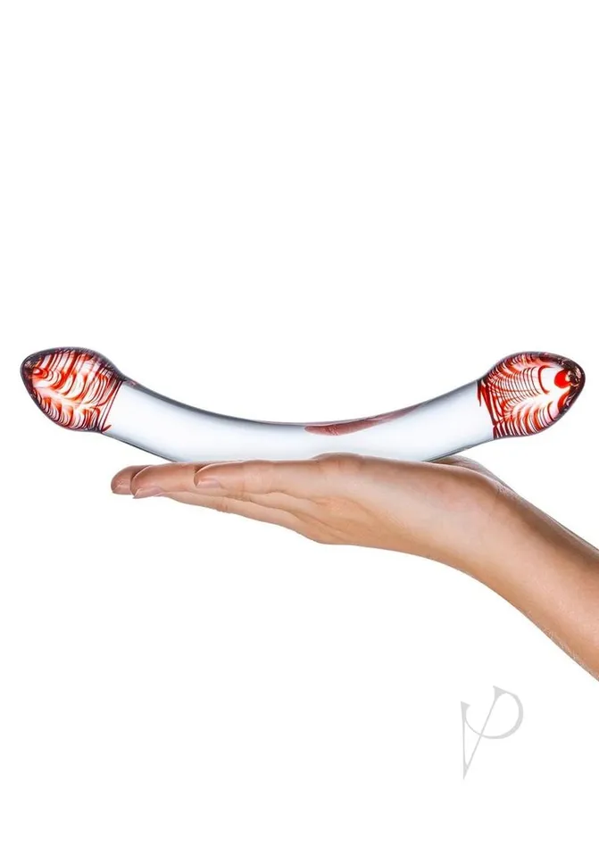 Glas Dildos Red Head Double Dildo Glas Dildos Red Head Double Dildo