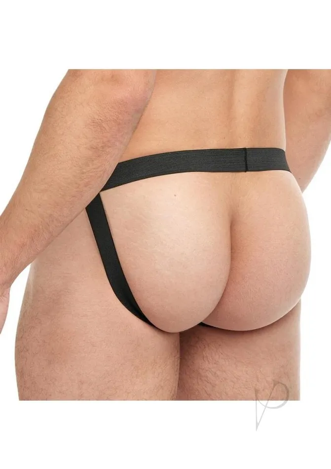 Goal Line Low Rise Jockstrap Sm Blk Goal Line Vibrators