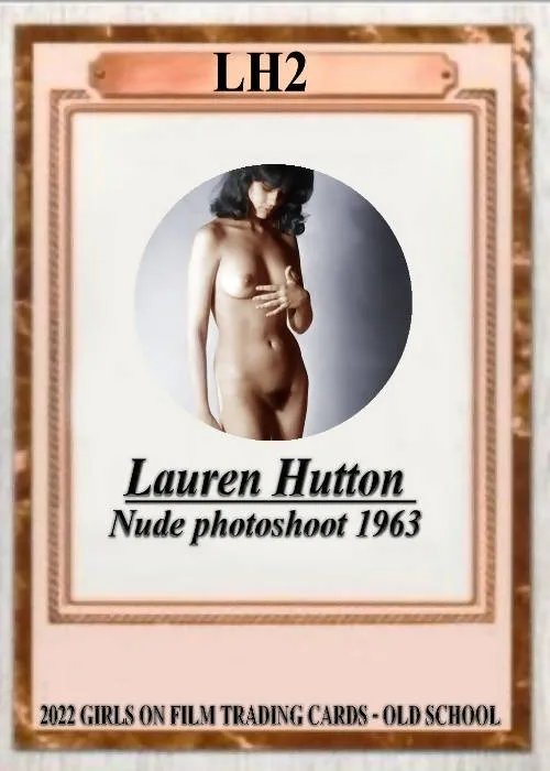 GOF Cards 2022 GOF Old School Lauren Hutton Nude Card Vibrators