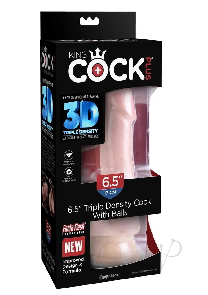 Kc Plus 65 Triple Dense Cock Wballs King Cock Dildos