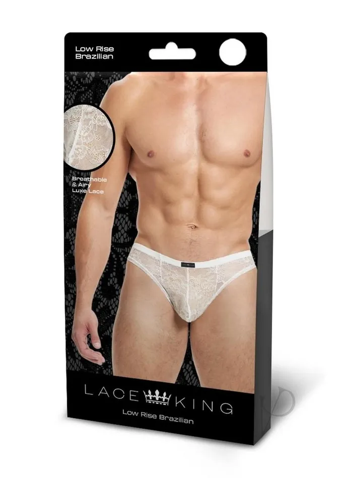 Lace King Lace King Lace Bikini Ml Wht Vibrators
