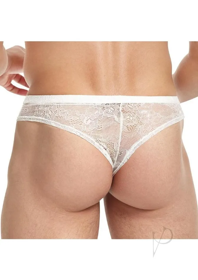 Lace King Lace King Lace Bikini Ml Wht Vibrators