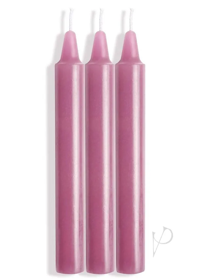 LaCire Vibrators Lacire Drip Pillar Candles Purple