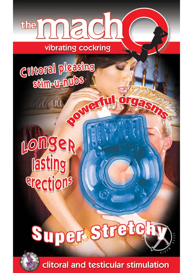 Macho Vibrators Macho Vibrating Cockring Blue