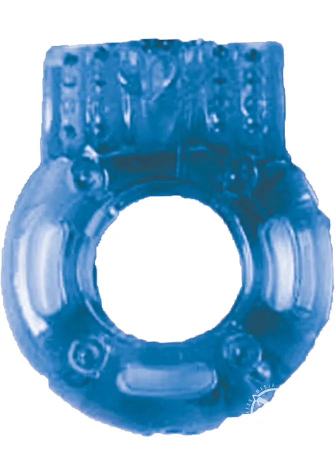 Macho Vibrators Macho Vibrating Cockring Blue Macho Vibrators Macho Vibrating Cockring Blue