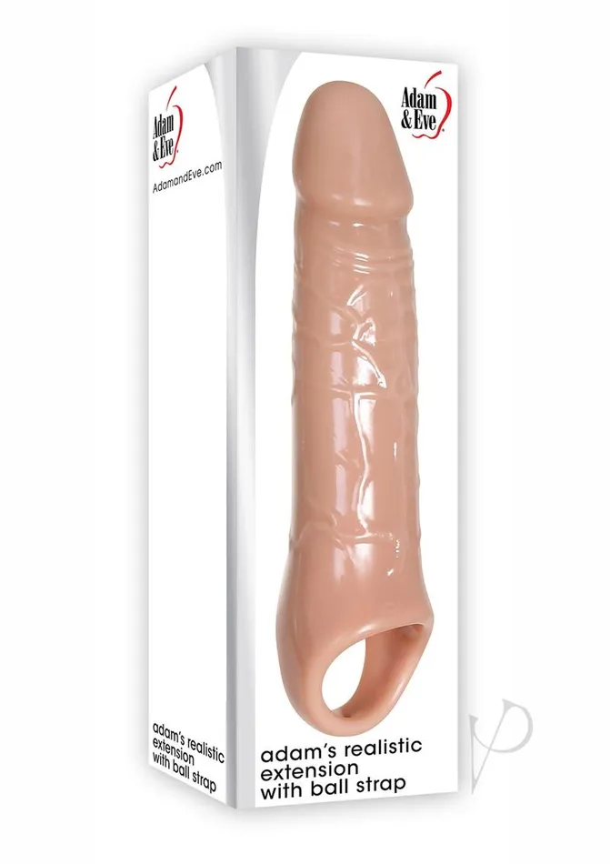Male Sex Toys Aande Adams Realistic Extension Wball Str Adam and Eve