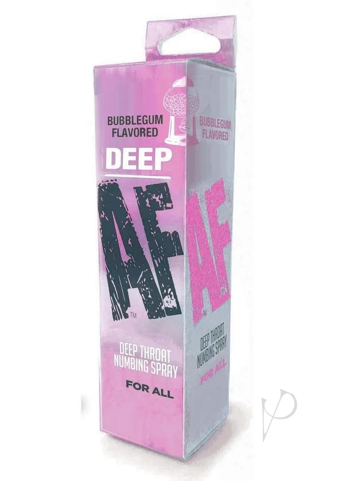 Male Sex Toys AF Deep Af Numbing Throat Spray Bubblegum