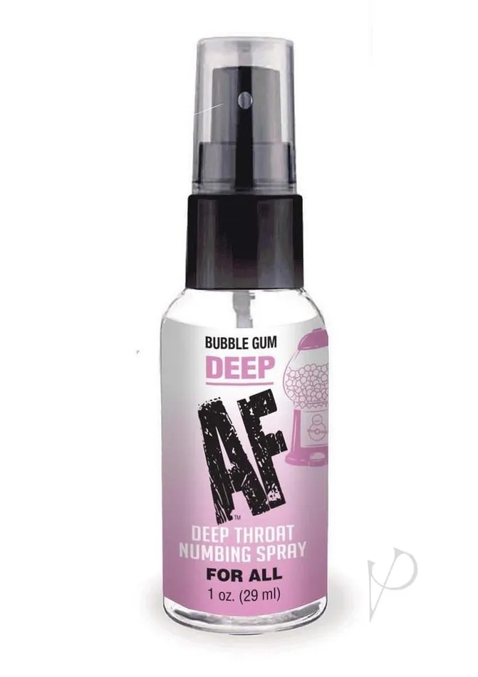 Male Sex Toys AF Deep Af Numbing Throat Spray Bubblegum